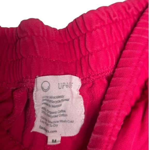 For Days High Waisted Sweatpants in Bright Rose Hot Pink Sz Med Barbie Baggy - Picture 10 of 10